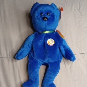 Ty Blue Stuffed Bear
